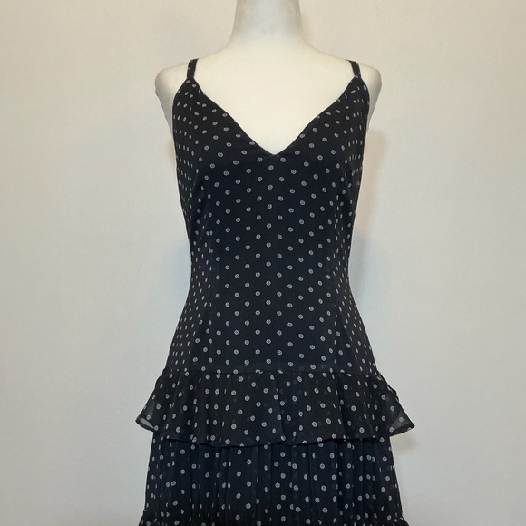 La Maison Talulah Polka Dot Tiered Ruffle Maxi Dress SAMPLE Size S - Picture 5 of 8